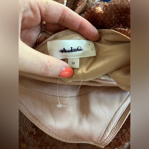 A.L.C. Gisele Sequin Midaxi Empire Dress - Picture 10 of 12